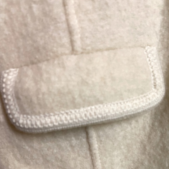 LISA INTERNATIONAL 100% Boiled Wool Vest Removable Fur Collar Sz XL - Picture 3 of 7